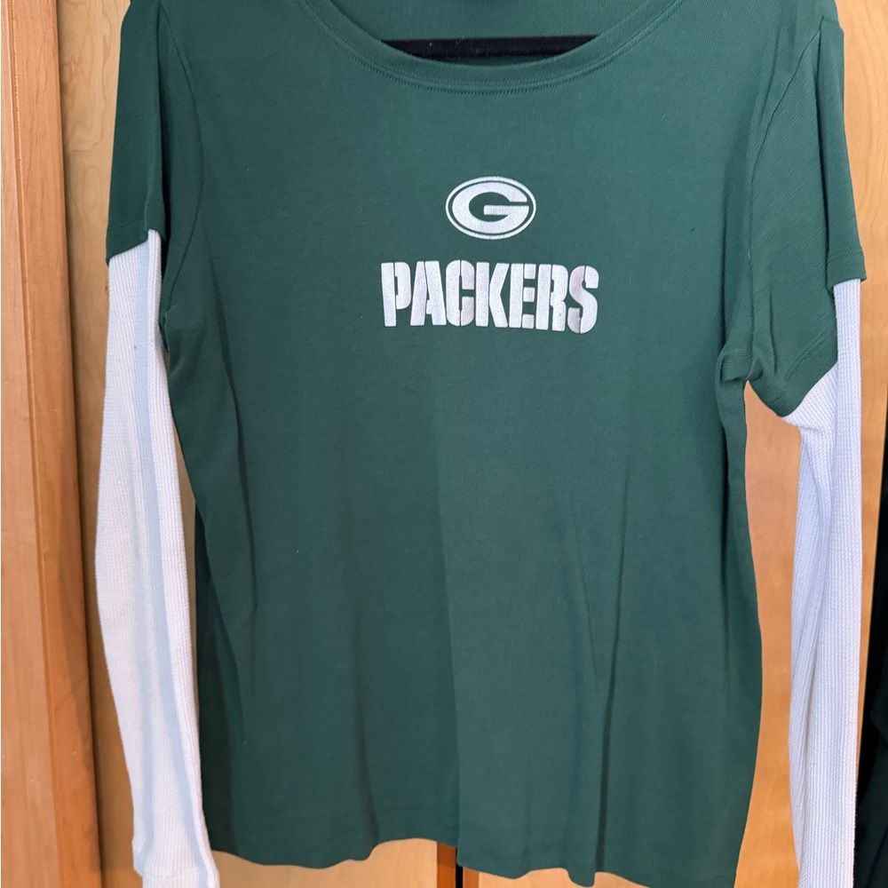 NFL Green Bay Packers Green Long Sleeve Tee